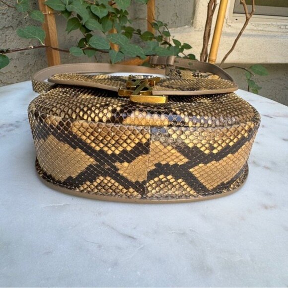 Saint Laurent Kaia Python Crossbody - Picture 11 of 16